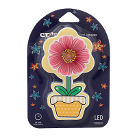 Ночник Старт "Цветок" NL 3LED 0.5W 220V красный (1/60/240)