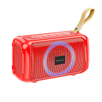 Портативная колонка Borofone BR17 bluetooth 5.1 FM/TF/USB/AUX красный (1/50) 