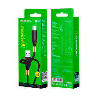 Кабель Borofone BX92 USB (m)-Type-C (m) 1м 3.0A 20W ткань черный (1/360)