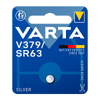 Батарейка Varta 379 (SR521SW) BL1 (на крючок) Silver Oxide 1.55V (1/10/100)