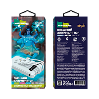 Внешний аккумулятор MORE CHOICE PB42S-10 10000mAh 2.1A 2USB белый