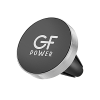 Держатель автомобильный GFPower CH-01 в воздуховод магнит серебряный (1/300)