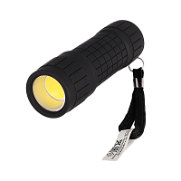Фонарь универсальный Ultraflash LED16011 3W COB от батареек IP44 черный (1/6/96)