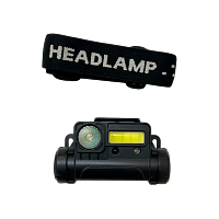 Фонарь налобный Без бренда Н-998 от аккумулятора Красный свет, датчик движения, белый свет