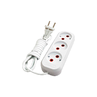 Удлинитель SPARK LUX 310 3р.Б/З 16A 5.0м белый (1/48)