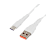 *Кабель GoPower GP07T USB (m)-Type-C (m) 2.4A силикон белый (1/200/800) 