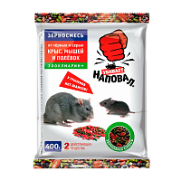 Зерно Наповал Зоокумарин+ от крыс и мышей 400г (1/35)