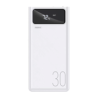 Внешний аккумулятор Remax RPP-112 30000mAh 2.0A 4USB/Lightning/Type-C белый (1/27)