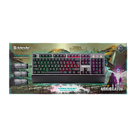 Клавиатура проводная Defender GK-013 Annihilator игровая USB 1.5м черный (1/10) 