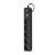 Сетевой фильтр Smartbuy 5р.С/З 10A USB со шторкой 1.8м ПВС черный (1/45)