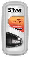 Губка для обуви Silver Стандарт с силиконовым маслом черный (1/6/12)