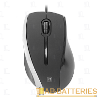 Мышь проводная Defender MM-340 классическая USB черный (1/40)