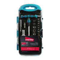 Отвертка Smartbuy ONE Tools с набором насадок 29 предметов CR-V (1/24)