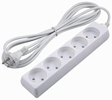 Удлинитель ЭРА U 5р.Б/З 16A 5.0м белый