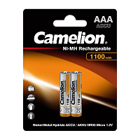 Аккумулятор бытовой Camelion HR03 AAA BL2 NI-MH 1100mAh (2/24/480/17280) 