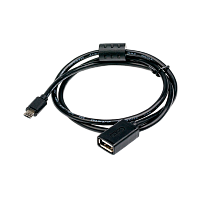 Кабель Atcom USB (f)-microUSB (m) 0.8м силикон черный (1/10/500)
