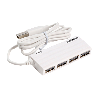 USB-Хаб Smartbuy 6810 4USB белый