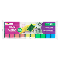 Губки кухонные PATERRA AKTIV (maxi) 60 х 90 мм 10шт в упаковке (1/34)