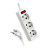 Удлинитель Космос 3р.С/З 10A 3.0м с выкл. ПВС 3x0.75мм белый (1/30)