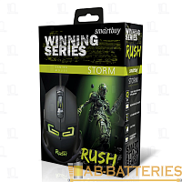 Мышь проводная Smartbuy 916G RUSH Winning Storm игровая USB черный (1/40)