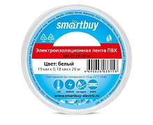 Изолента Smartbuy 19мм*20м ПВХ белый