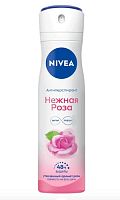 Дезодорант женский Nivea Нежная роза спрей 150мл (1/12)