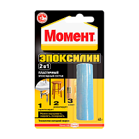 Клей Момент ЭПОКСИЛИН эпоксидный 30г пластилин (1/12)