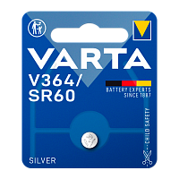 Батарейка Varta 364 (SR621SW) BL1 (на крючок) Silver Oxide 1.55V (1/10/100) 