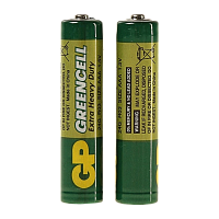 Батарейка GP GreenCell R03 AAA Shrink 2 Heavy Duty 1.5V (2/40/200/1000) R