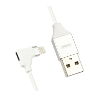 USB кабель REMAX RL-LA01  (IPhone 5/6/7/SE) (1M, 2.1A) Белый