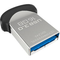 Флеш-накопитель SanDisk Ultra Fit CZ43 16GB USB3.0 пластик черный 