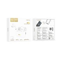 Наушники внутриканальные HOCO EW56 Plus bluetooth 5.3 с микр. белый (1/20/200)