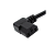 Кабель питания GoPower евровилка-C13 (f) 1.8м ПВХ 0.75мм угловой черный (1/100)