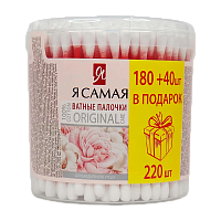 Ватные палочки Я самая стакан 180+40шт. (1/36)