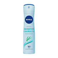 Дезодорант женский Nivea Энергия свежести Deo спрей 150мл (1/12) 
