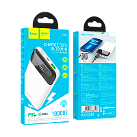 Внешний аккумулятор HOCO J102 10000mAh 3.0A 20W 1USB QC3.0 белый (1/66)