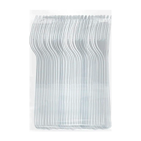 Вилка AVIORA прозрачная, премиум, 50 шт/уп, полистирол (цена за штуку) (50/1500)