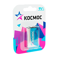 Батарейка Космос MAX Крона 6LR61 BL1 Alkaline 9V (1/12/120) 