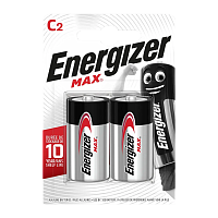 Батарейка Energizer MAX LR14 C BL2 Alkaline 1.5V (2/12)