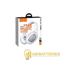 Наушники полноразмерные HOCO W23 bluetooth 5.0 с микр. microSD белый (1/30) 