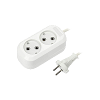 Удлинитель Smartbuy 2р.Б/З 10A 2.0м ПВС белый (1/50)