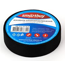 Изолента Smartbuy 19мм*10м ХБ черный