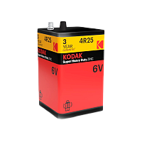 Батарейка Kodak 4R25 Shrink 1 Heavy Duty 6V (6/24/936)
