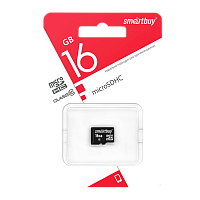 Карта памяти microSD Smartbuy 16GB Class10 10 МБ/сек без адаптера
