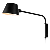 Светильник настенный Camelion WML-576 Райдо 60W E27 черный