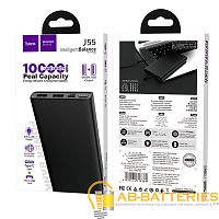 Внешний аккумулятор HOCO J55 10000mAh 2.0A 2USB/Type-C черный (1/44)