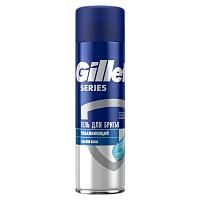 Гель для бритья Gillette Moisturising увлажняющий 200мл (1/6)