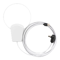 ТВ-Антенна комнатная Уралка УР-5У активная с питанием от USB DVB-T/T2