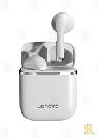 Наушники вставные Lenovo H16 Pro bluetooth 5.1 с микр. белый