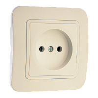 Розетка Makel Lillium 1гн. 16A кремовый 70222 (1/12)